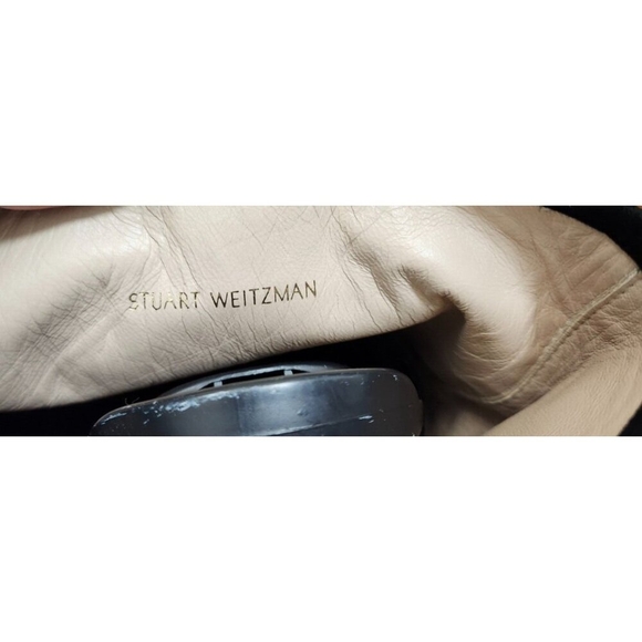 Stuart Weitzman Shrimpton - Black - Knee Boots Size 6.5 M - Picture 14 of 16